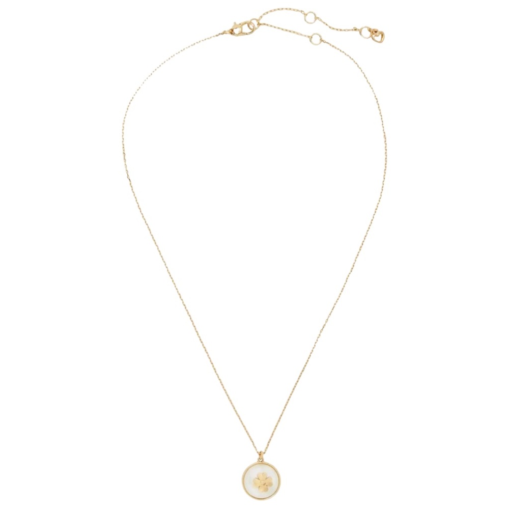 KATE SPADE • Pearls On Pearls Pendant Gold Necklace - Picture 3 of 5